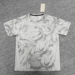 Brand in-stock sports quick-dry crew neck short-sleeve T-shirt for men, summer style, ice silk cooling fitness casual top